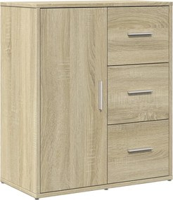 vidaXL Βοηθητικό Ντουλάπι Sonoma Δρυς 60x31x70 εκ. Επεξεργασμένο Ξύλο