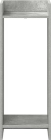 vidaXL Βάση φυτών με ράφι 2 pcs Σκυρόχρωμο Γκρι 30 x 30 x 80 cm