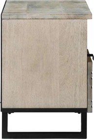 vidaXL Μονάδες TV 80 x 33 x 46 εκ Λευκό Επεξεργασμένο Ξύλο