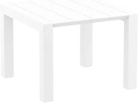 Τραπέζι VEGAS Λευκό PP 100x100/140x75cm