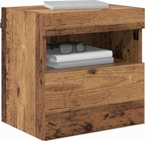 vidaXL Βάσεις τηλεόρασης 2 pcs Παλιό Ξύλο Επεξεργασμένο Ξύλο