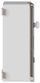 vidaXL Ντουλάπι Ελέγχου Γκρι 30 x 16.5 x 40 εκ. ΑΒΣ Πλαστικό