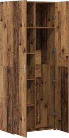 vidaXL Highboard Παλιό ξύλο 70 x 42,5 x 185 εκ
