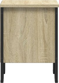 vidaXL Κομοδίνο Χρώμα 2 τεμ. Sonoma Δρυς 40x30x40 εκ. από Επεξ. Ξύλο
