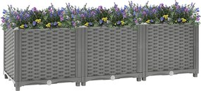 vidaXL Ζαρντινιέρα 120 x 40 x 38 εκ. από Πολυπροπυλένιο