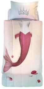 Κουβερλί Παιδικό Mermaid Suede (Σετ 2τμχ) Multi Saint Clair Μονό 160x230cm Microfiber