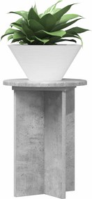vidaXL Βάση φυτών 2 τεμ. Γκρι Σκυροδέματος Ø29,5 x 40 εκ.