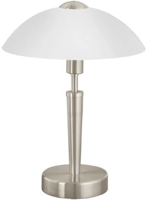 Φωτιστικό Επιτραπέζιο Solo 1 85104 Silver Eglo Metal, Glass