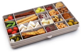 Φαγητοδοχείο Με Χωρίσματα Melii Box XL Grey 19120