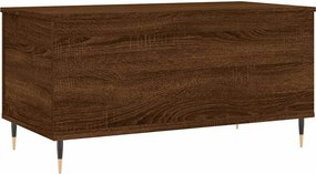 vidaXL Τραπεζάκι Σαλονιού Καφέ Δρυς 90x44,5x45 εκ. Επεξεργασμένο Ξύλο