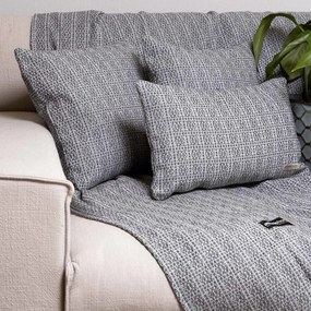 Ριχτάρι Onia Anthracite-Grey Aslanis Home Τριθέσιο 180x300cm Βαμβάκι-Polycotton