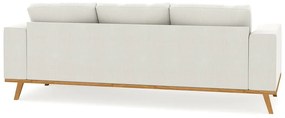 Γωνιακός Καναπές Seattle K120, Δρυς, Beige, 220x160x85cm, Πόδια: Ξύλο | Epipla1.gr