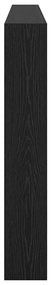 vidaXL Κεφαλάρι Μαύρη Οξυά 200 x 17 x 102 cm Επεξεργασμένο ξύλο