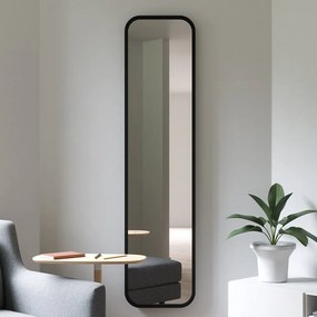 Καθρέπτης Δαπέδου - Τοίχου Leaning 1013215-040 Black Umbra Plastic, Glass