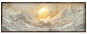 Κάδρο 856EVL1421 120x3,5x40cm Multi Wallity Horizontal Mdf, Wood
