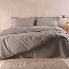 Πάπλωμα Whisper (Σετ 3τμχ) Beige Ρυθμός Υπέρδιπλo 230x260cm 100% Βαμβάκι