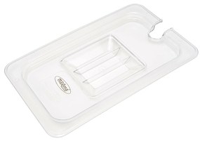 Gastronorm Lid - 1/6 GN - Polycarbonate - with Recess