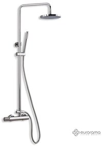 Eurorama Eletta Tecno Chrome Στήλη Ντουζιέρας 2 Εξόδων 167065-100
