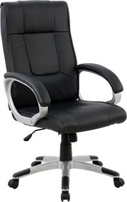 ΚΑΡΕΚΛΑ ΓΡΑΦΕΙΟΥ CHANDER ΔΙΕΥΘΥΝΤΙΚΗ HM1092.01 ΜΑΥΡΗ 50x69x118,5 cm
