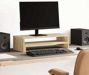vidaXL Βάση Οθόνης Sonoma Δρυς 54x22x15 εκ. από Επεξεργασμένο Ξύλο
