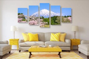 Εικόνα 5 μερών ηφαίστειο Fuji - 100x50
