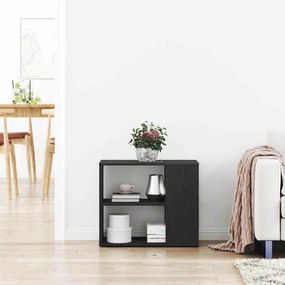 vidaXL Πλαϊνό γραφείο Μαύρη Οξυά 60 x 30 x 50 εκ. Επεξεργασμένο Ξύλο