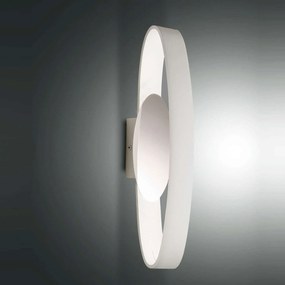 Φωτιστικό Τοίχου - Απλίκα Led Gaby 3424-26-102 White Fabas Luce Μέταλλο