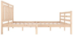 vidaXL Πλαίσιο Κρεβατιού 120 x 200 εκ. από Μασίφ Ξύλο