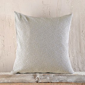 Μαξιλαροθήκη Διακοσμητική Bosphore Grey Ρυθμός 40Χ40 Βαμβάκι-Πολυέστερ