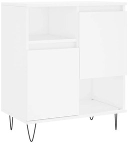 vidaXL Συρταριέρες 2 τεμ. Λευκές από Επεξεργασμένο Ξύλο