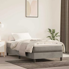 vidaXL Στρώμα με Pocket Springs 80 x 160 cm Ανοιχτό γκρι