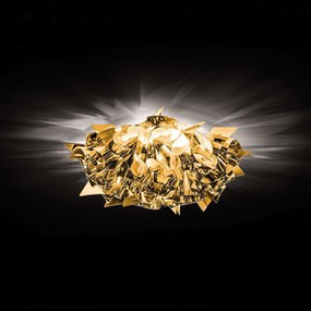 Φωτιστικό Οροφής - Τοίχου Veli Medium Gold Slamp Aluminium, Polypropylene