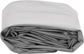 vidaXL Μουσαμάς Γκρι 5 x 7 μ. 650 γρ./μ²