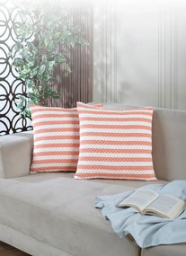 Stewehome Σετ 2 τεμαχίων διακοσμητικές μαξιλαροθήκες με φερμουάρ 45x45 cm