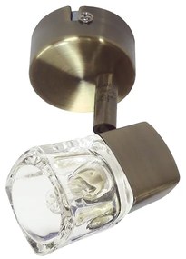 Φωτιστικό Σποτ Aca 090106GAB NAPLES Οξυντέ (Bronzed)