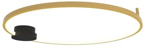 Πλαφονιέρα Φωτιστικό Οροφής 80cm LED 32W IP20 3000K  Zambelis-23097-Μαύρο 23097
