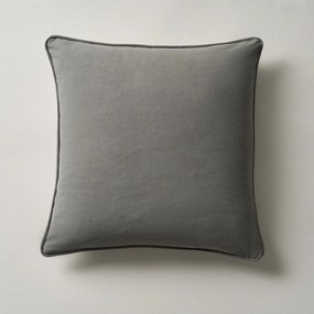 Μαξιλαροθήκη Διακοσμητική Valerie 381 Graphite Grey Gofis Home 43X43 100% Cotton