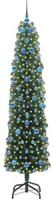 vidaXL Τεχνητό Χριστουγεννιάτικο Δέντρο με 300 LED Πράσινο 210 cm