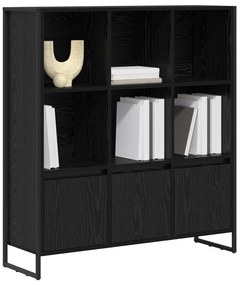 vidaXL Βιβλιοθήκη 2 pcs Μαύρη Οξυά 99,5 x 30 x 108 εκ.