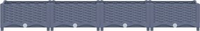 vidaXL Ζαρντινιέρα 160 x 40 x 23 εκ. από Πολυπροπυλένιο