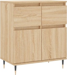 vidaXL Συρταριέρα Sonoma Δρυς 60x35x70 εκ. Επεξεργασμένο Ξύλο