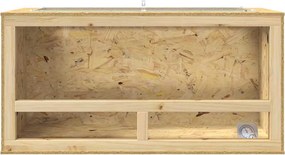 vidaXL Terrarium Καφέ 100 x 50 x 50 cm OSB