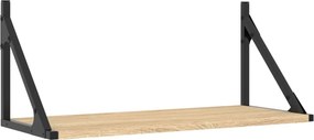 vidaXL Ράφια Τοίχου 2 τεμ. Sonoma Δρυς 60x25x25,5εκ Επεξεργασμένο Ξύλο