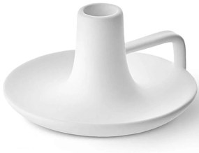 Κηροπήγιο 742TMA4849 14x14x7cm White Aberto Design Ceramic