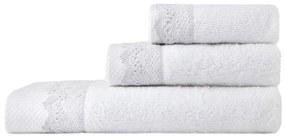 Πετσέτες Demur (Σετ 3τμχ) White Nima Σετ Πετσέτες 70x140cm 100% Cotton