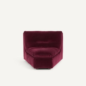 Πολυθρόνα σύνθεσης από βελούδο, GIULIANO