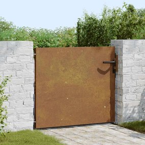 vidaXL Πόρτα Κήπου από Ατσάλι Corten 85x75 εκ.