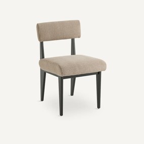 Καρέκλα από οξιά και υφασμάτινη ταπετσαρία, IZAG