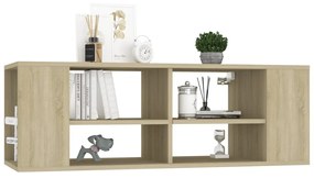 vidaXL Έπιπλο Τηλεόρασης Κρεμαστό Sonoma Δρυς 102x35x35 εκ Επεξ. Ξύλο