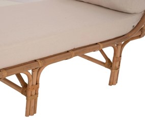 ΚΑΝΑΠΕΣ ΕΞΩΤΕΡΙΚΟΥ ΧΩΡΟΥ CHARMELLA  ΦΥΣΙΚΟ RATTAN-ΜΠΕΖ ΜΑΞΙΛΑΡΙΑ 187x69x76Yεκ.